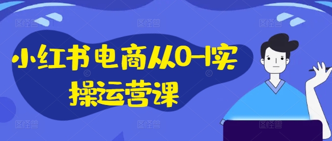 小红书电商从0-1实操运营课，小红书手机实操小红书/IP和私域课/小红书电商电脑实操板块等-云泽轻创网