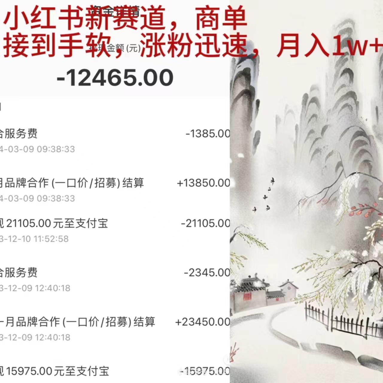 (9476期)小红书新赛道，商单接到手软，涨粉迅速，月入1w+-云泽轻创网