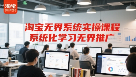 淘宝无界系统实操课程，系统化学习无界推广-云泽轻创网