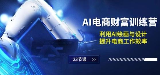 AI电商-财富训练营：利用AI绘画与设计，提升电商工作效率(23节课)-云泽轻创网