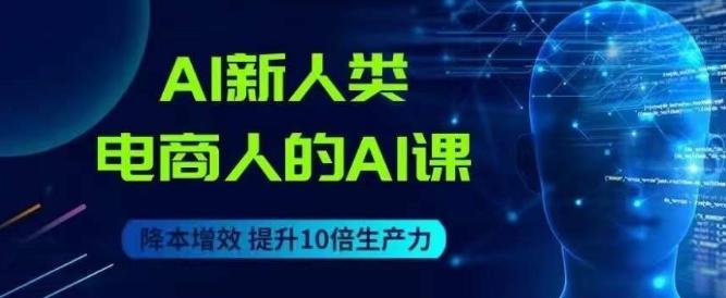 AI新人类-电商人的AI课，用世界先进的AI帮助电商降本增效-云泽轻创网