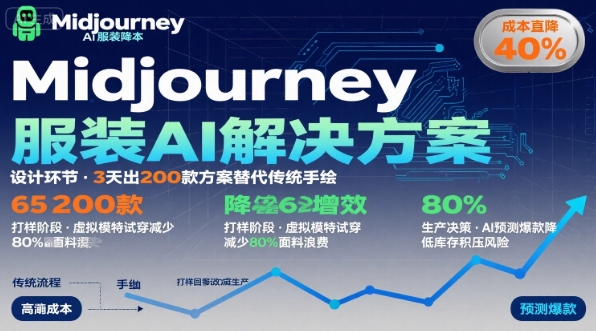 AI在服装领域的运用，使用midjourney做服装辅助企业降低成本-云泽轻创网
