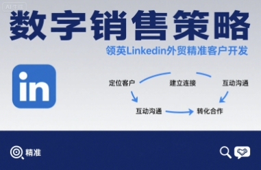 数字销售策略领英LinkedIn外贸精准客户开发-云泽轻创网