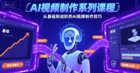 AI视频制作系列课程，从基础到进阶的AI视频制作技巧全涵盖-云泽轻创网