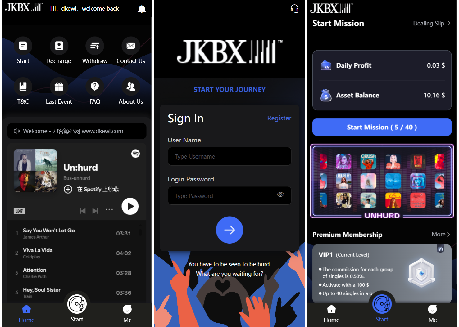 JKBX海外音乐抢单系统源码 Thinkphp框架 附教程-云泽轻创网