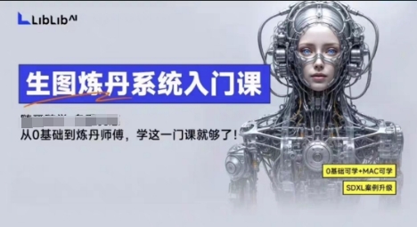 LibLibAI哩布哩布生图炼丹系统入门课，从生图到炼丹，只学这一门就够了-云泽轻创网