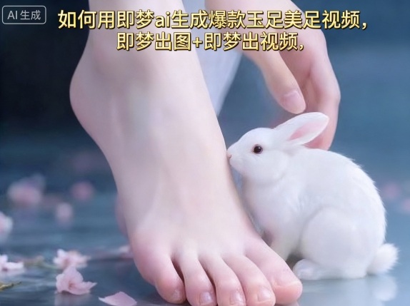 如何用即梦ai生成爆款玉足美足视频，即梦出图+即梦出视频，快速涨粉-云泽轻创网