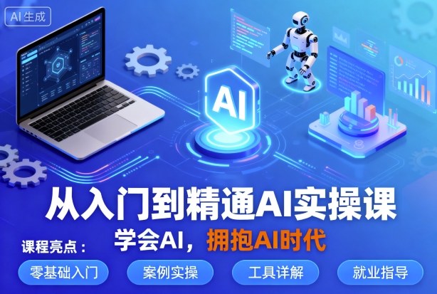 从入门到精通AI实操课，学会AI，拥抱AI时代-云泽轻创网