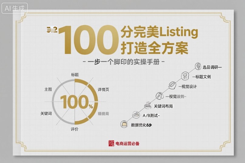 100分完美Listing打造全方案，想要完美listing必须是需要一步一个脚印的-云泽轻创网