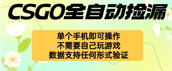 自动挂G捡漏，不用自己挂G不用玩游戏，一个手机即可操作，新手小白轻松月入1W+【揭秘】-云泽轻创网