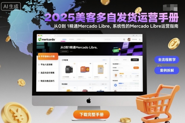 2025美客多自发货运营手册：从0到1精通Mercado Libre，系统性的Mercado Libre运营指南-云泽轻创网