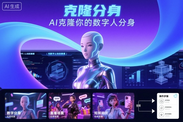 AI数字人认知实操课，克隆你的数字人分身-云泽轻创网