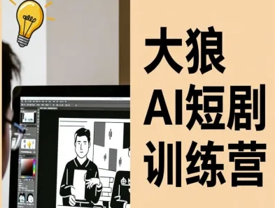 大狼AI短剧训练营-短剧课程(更新中)-云泽轻创网