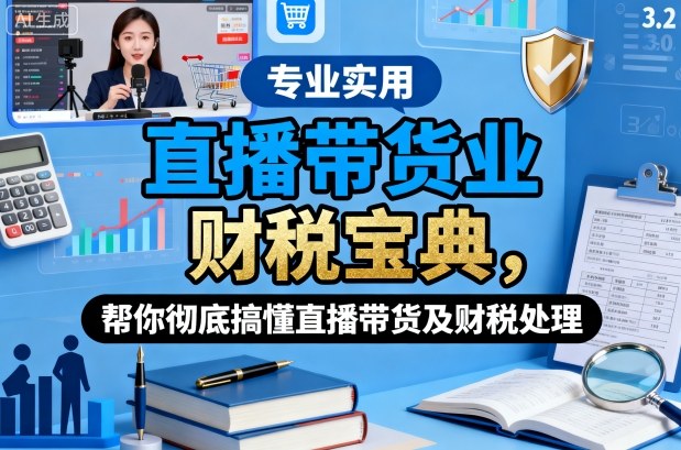 直播带货业财税宝典，帮你彻底搞懂直播带货及财税处理-云泽轻创网