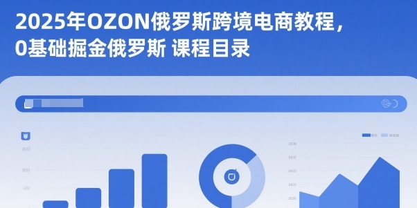2025年OZON俄罗斯跨境电商教程，0基础掘金俄罗斯-云泽轻创网