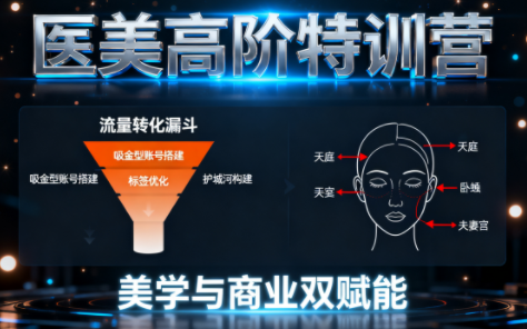 0-1000万医美高阶特训营课程-云泽轻创网