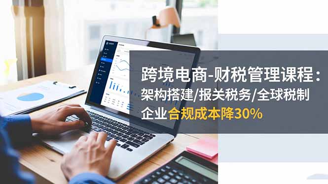 跨境电商-财税管理课程：架构搭建/报关税务/全球税制，企业合规成本降30%-云泽轻创网