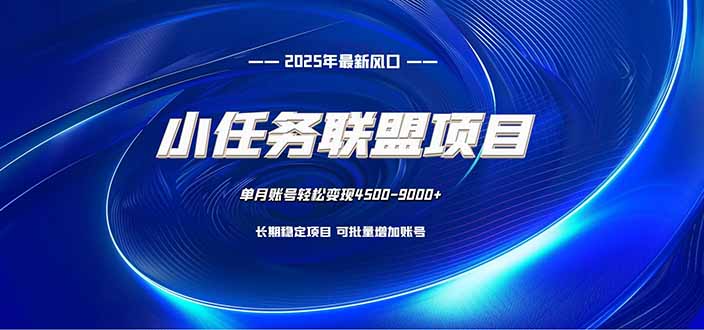 小任务联盟项目：一台电脑每天只需10分钟，轻松简单稳定-云泽轻创网