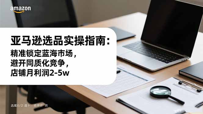 亚马逊选品实操指南：精准锁定蓝海市场，避开同质化竞争，店铺月利润2-5w-云泽轻创网