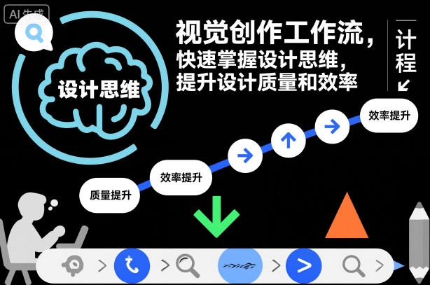视觉创作工作流，快速掌握设计思维，提升设计质量和效率-云泽轻创网