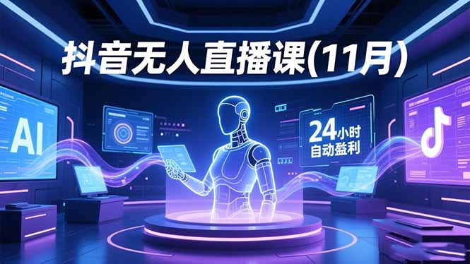 抖音无人直播课(11月-云泽轻创网