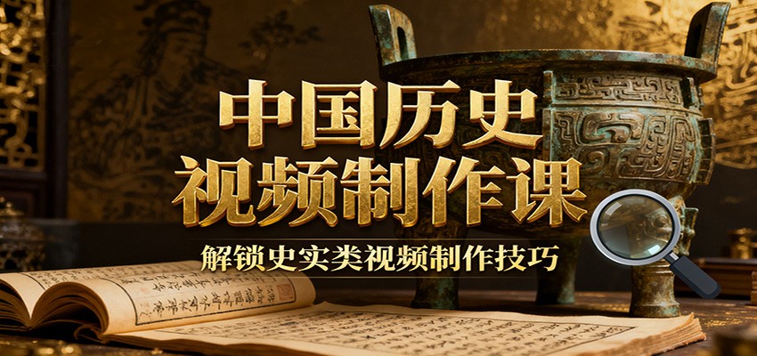 中国历史视频制作课:疆域地图集+参考文案+练习素材,解锁史实类视频制作技巧-云泽轻创网