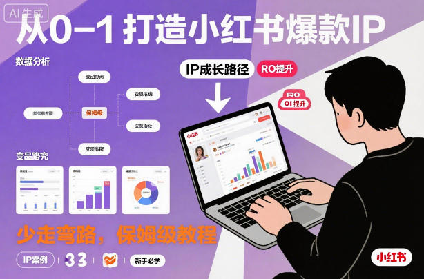 从0-1如何打造一个小红书爆款IP，少走弯路，保姆级教程-云泽轻创网