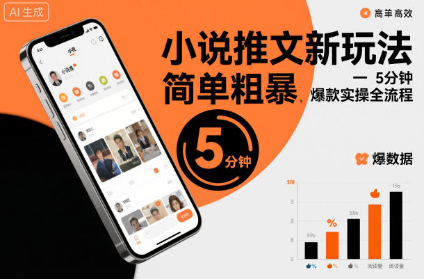 小说推文新玩法，简单粗爆，5分种一个爆款实操全流程-云泽轻创网