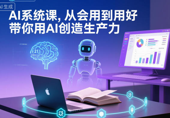 AI系统课，从会用到用好，带你用AI创造生产力-云泽轻创网