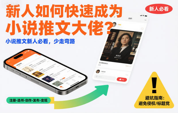 新人如何快速成为小说推文大佬？小说推文新人必看，少走弯路-云泽轻创网