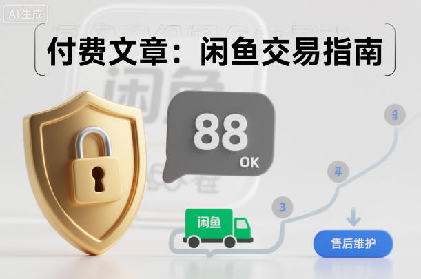 付费文章：闲鱼交易指南，怎么才能降低被坑被马扁的概率-云泽轻创网