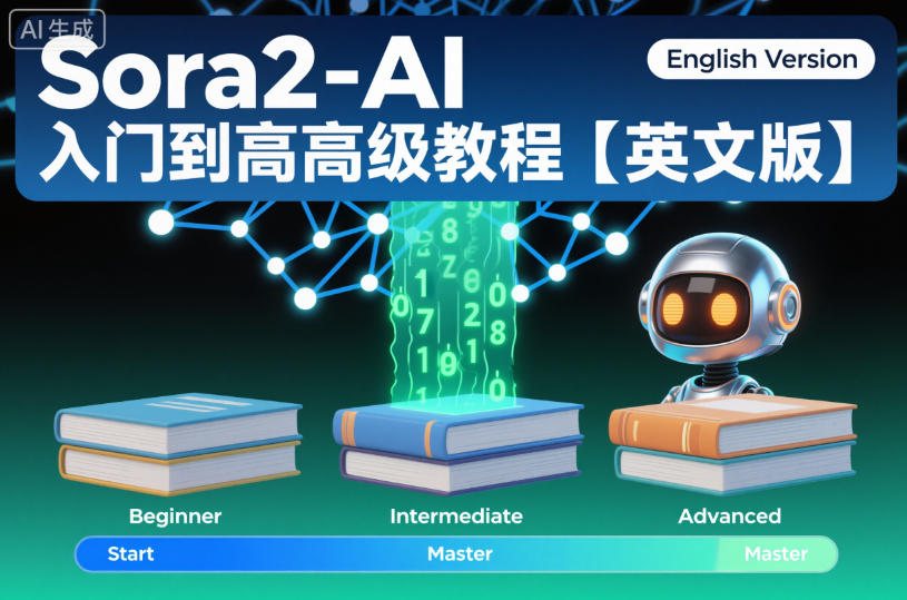 Sora2-AI入门到高级教程【英文版】-云泽轻创网