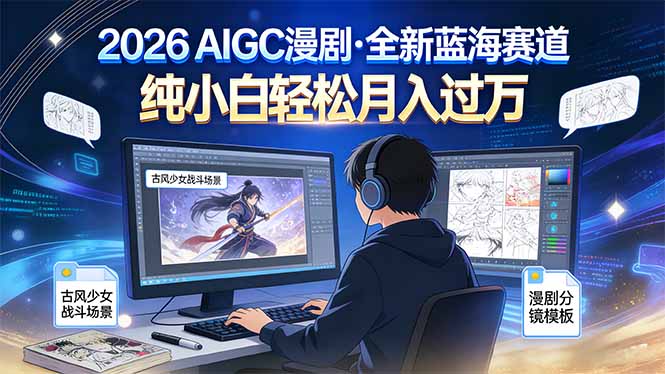 2026年全新蓝海赛道，纯小白轻松月入过万-云泽轻创网