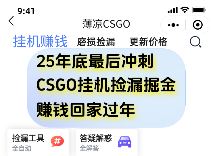 用CSGO游戏挂机捡漏掘金赚钱掘金，一部手机轻松日入500+-云泽轻创网