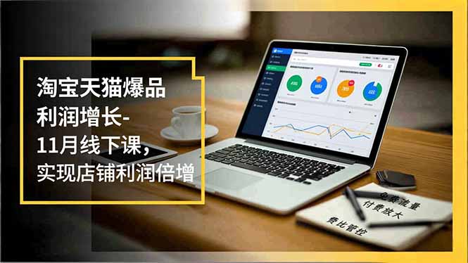 淘宝天猫爆品利润增长-11月线下课，免费流量、付费放大、费比管控，实现店铺利润倍增-云泽轻创网