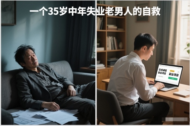 付费文章：一个35岁中年失业老男人的自救-云泽轻创网