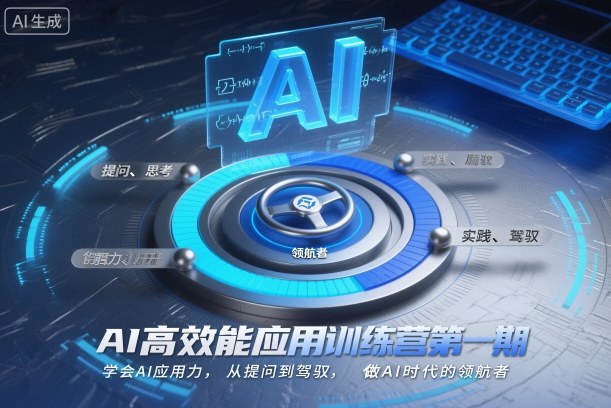 AI高效能应用训练营第一期，学会AI应用力，从提问到驾驭，做AI时代的领航者(更新)-云泽轻创网