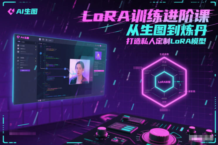 LoRA训练进阶课，从生图到炼丹，打造私人定制LoRA模型-云泽轻创网