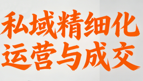 楚老师·私域精细化运营与成交-云泽轻创网
