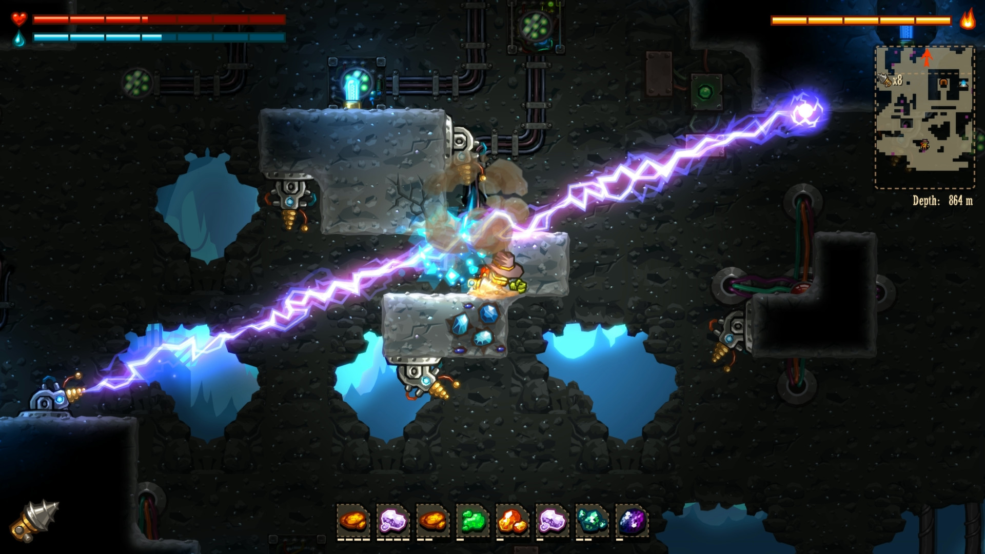《蒸汽世界：挖掘 SteamWorld Dig》Switch英文版NSP下载 – 含1.12.0补丁-云泽轻创网