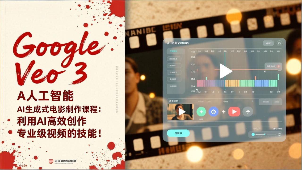 Google Veo 3人工智能AI生成式电影制作课程：利用AI高效创作专业级视频的技能！-云泽轻创网
