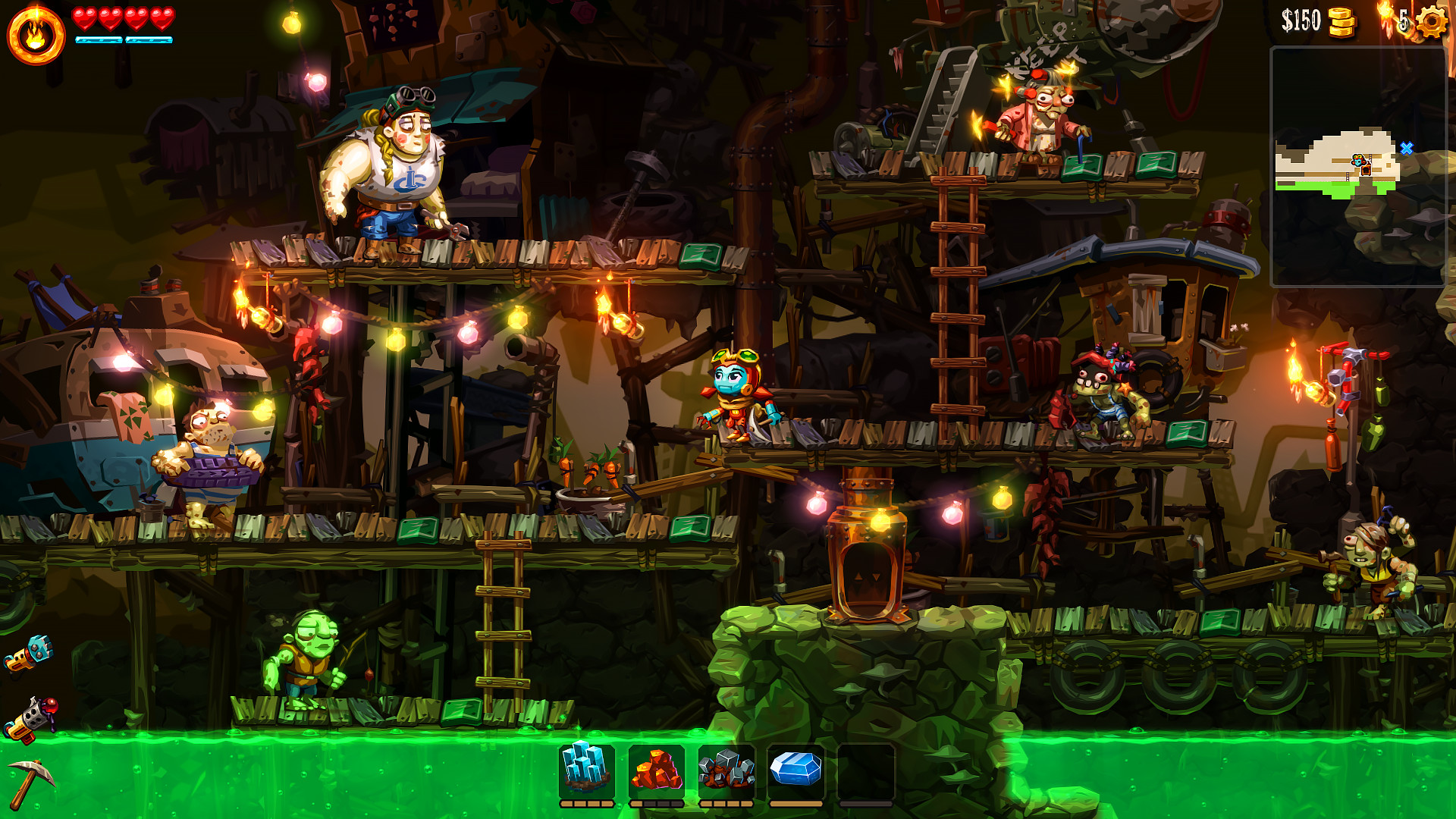 《蒸汽世界 挖掘2 SteamWorld Dig2》Switch中文版NSP下载 – 含4.1.1补丁-云泽轻创网