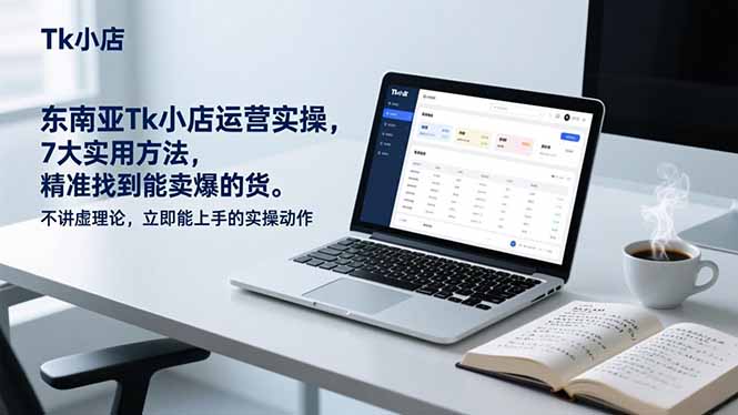 东南亚Tk小店运营实操，7大实用方法，精准找到能卖爆的货。不讲虚理论，立即能上手的实操动作-云泽轻创网