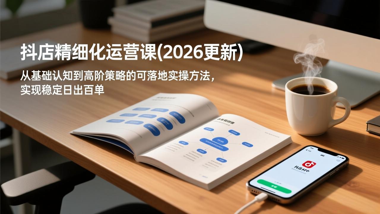 抖店精细化运营课(2026更新-云泽轻创网