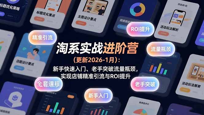 淘系实战进阶营(更新2026-1月-云泽轻创网