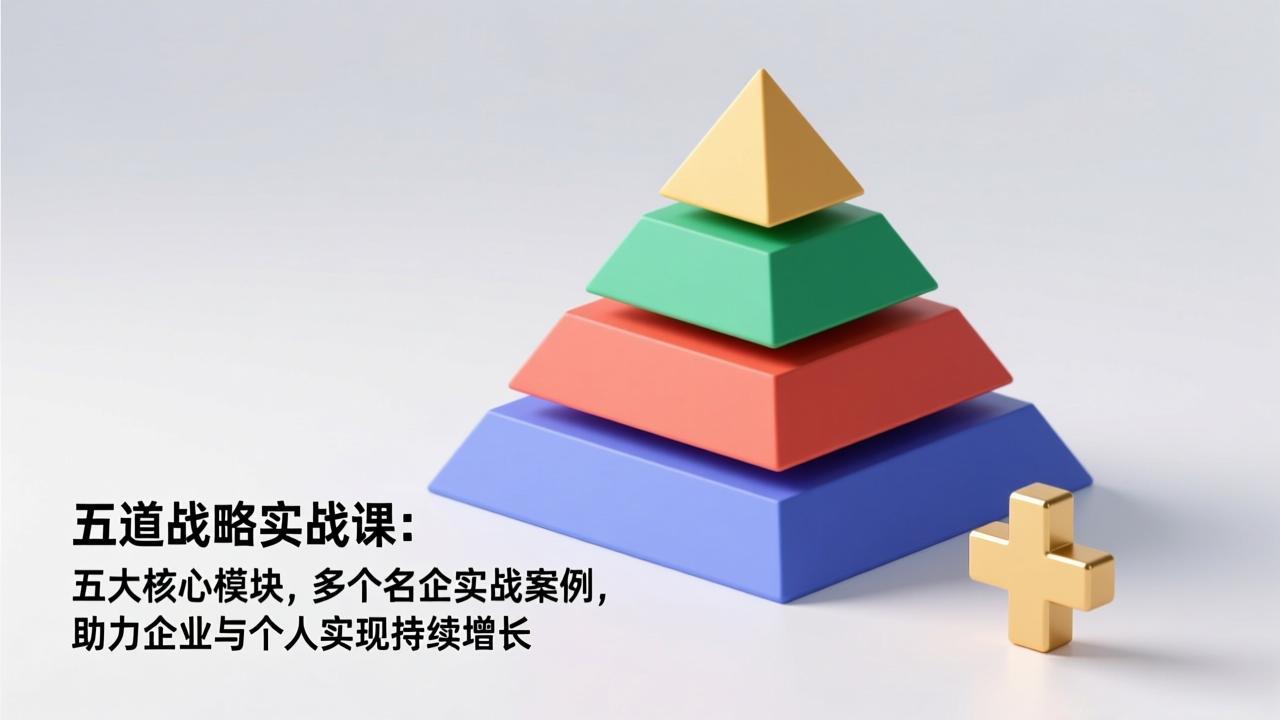五道战略实战课：五大核心模块，多个名企实战案例，助力企业与个人实现持续增长-云泽轻创网