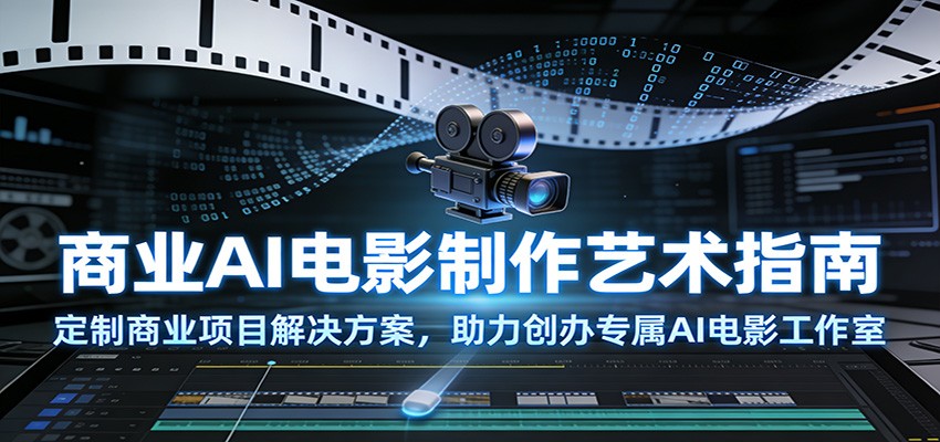 商业AI电影制作艺术指南:定制商业项目解决方案,助力创办专属AI电影工作室-云泽轻创网