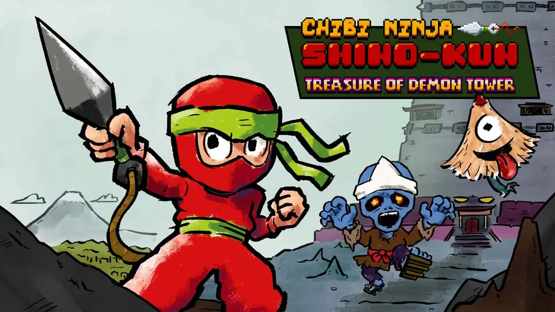【美版】小忍者志乃君：魔塔宝藏 .Chibi Ninja Shino-kun Treasure of Demon Tower 英语-云泽轻创网