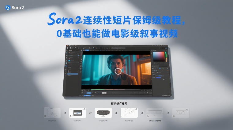 Sora2连续性短片保姆级教程，0基础也能做电影级叙事视频-云泽轻创网