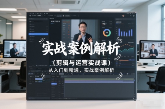 剪辑与运营实战课，从入门到精通，实战案例解析(更新2026)-云泽轻创网
